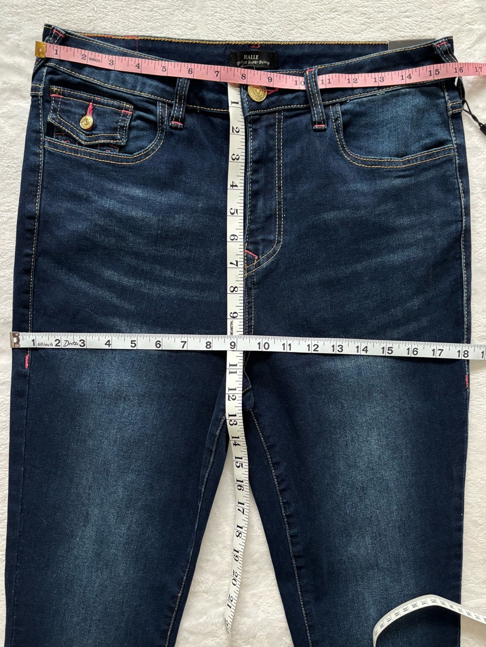TRUE RELIGION Halle High Rise Skinny Flap Pockets Jeans--NWT--30 - Picture 15 of 16